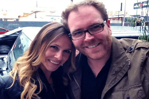 Image of Hallie Gnatovich with her husband Josh Gates