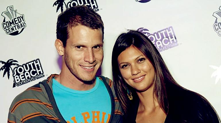 Image of Daniel Tosh's wife Carly Hallam wiki biography and facts.