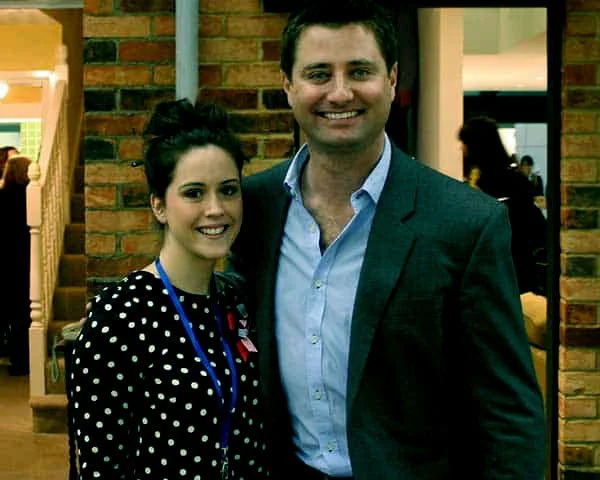 Image of George Clarke with his ex-wife Catriona Drummond