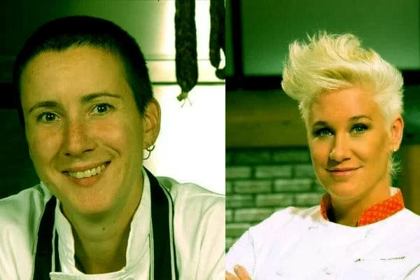 Image of Anne Burrell and her rumored wife Koren Grieveson
