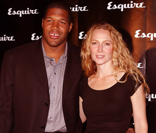 Image of Michael Strahan with his wife Jean Muggli
