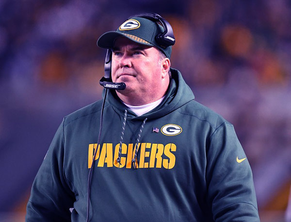 Image of American football coach, Mike McCarthy