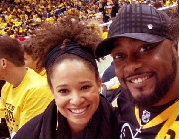 Image of Caption: Kiya Tomlin with her husband Mike Tomlin