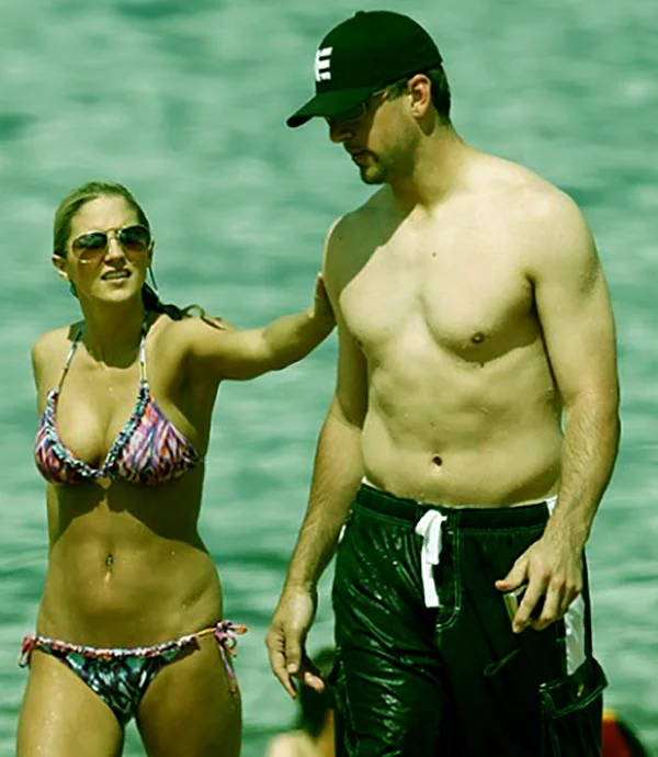 Image of Destiny Newton with her boyfriend Aaron Rodgers